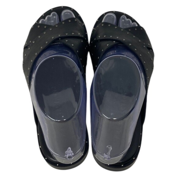 Freda Salvador Sandals Women's Size 5 M Black Cross Strap Dew - Picture 4 of 11